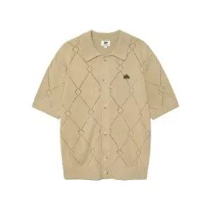 매장정품 리 LEE 스카시 반팔 가디건 베이지 LE2402CD04BE 657156