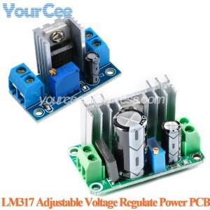 LM317 DC-DC 컨버터 벅 스텝 다운 회로 기판 모듈 선형 레귤레이터 가변 전압