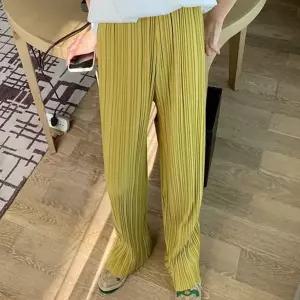 플리츠 바지 와이드 밴딩 데일리 여성 플리츠 바지 여름 이지웨어 트레이닝 웨어