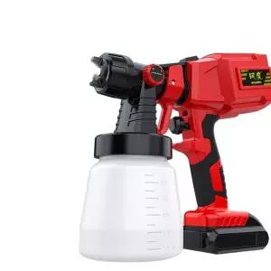 무늬코트건 충전식 무선 페인트 후끼 도장 고급형 전동 락카