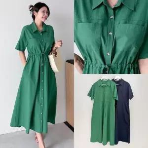 위쉬몰 BN 센스린넨스트링원피스(S413H407) 빅사이즈 (16747691A)