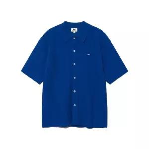 매장정품 리 LEE 부클 카라 반팔 가디건 블루 LE2402CD03BL 657140