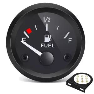 BLYOGU 2 연료 레벨 게이지 12V 탱크 미터 E-1/2F 포인터 240-33옴 카 RV 요트 보트 모터사이클용