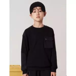 매장정품 탑텐 TOPTEN KIDS 남아) 밸런스 와플지 포켓 스웨트셔츠_MKE3TR1401 MKE3TR1401 234128