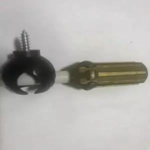 그랩올 피커 어퍼 - 골프공 리트리버 플래그스틱 퍼터/치퍼 볼 픽업 블랙 러버 모든 골프 그립에 적합 백