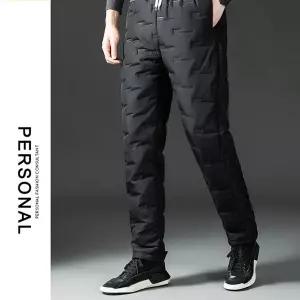 비욘드라이프 겨울 밴딩 남성 방한 패딩바지 URD-157