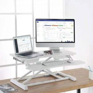 스탠딩 노트북 리프트 컴퓨터 모니터 접이식 키높이 책상 작업대 받침대