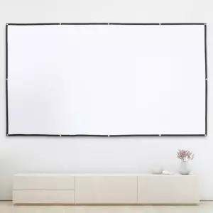 이동식 빔프로젝터 스크린 홈시어터 영화 330x187cm