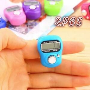 LCD 전자 디지털 카운터  재봉틀 뜨게 도구용 미니 소형 도트 마커 및 라인 표시기  2 개