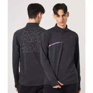 스파이더 SPYDER 남성 러닝 하프 집업 티셔츠 SPKWCNRL232MCGRSPKWCNRL232MCGR 118883