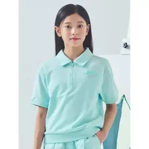 매장정품 탑텐 TOPTEN KIDS 여아) 쿨에어 코튼 더블니트 반팔 카라 스웨트셔츠_MKF2T02 MKF2T02 234035