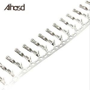 듀폰 점퍼 와이어 케이블 하우징 암 핀 커넥터 터미널  100 개  2.54mm