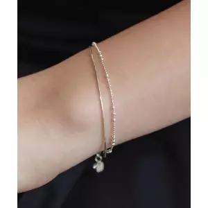 TATIANA (실버925) 볼 앤 스네이크 레이어드 팔찌 BR1807