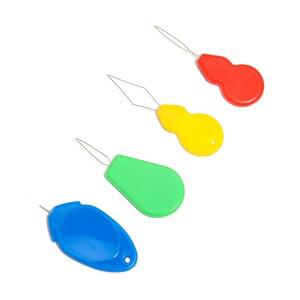 재봉틀에 대 한 10피스 바늘 실꿰기 스티치 삽입 도구 플라스틱 와이어 루프 바느질