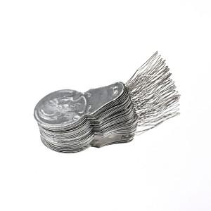 50피스 활 와이어 바늘 실꿰기 스티치 삽입 기계 손 바느질 스레드 도구 액세서리