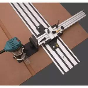 조기대레일 트리머 원형 목공용 목공루터 지그 톱다이 레일