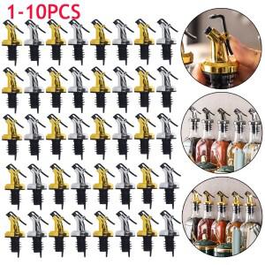 위스키 주류 오일 와인 병 푸어러 캡  주둥이 마개  마우스 디스펜서  주방 오일러  올리브 1-10 개