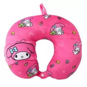 [문구/오피스] 산리오 수면안대 목쿠션 세트-마이멜로디
