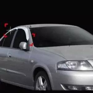 [CAR] 뉴SM3 썬바이저 크롬 선바이저 윈도우 빗물받이 4P