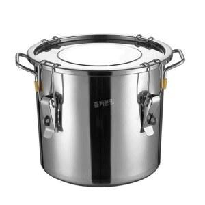 저장용기 스테인리스 밀폐숙성통 소스 식당용 발효용기