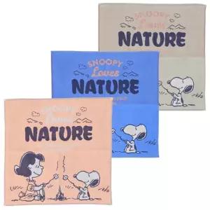 스누피 3중 거즈 손수건(핸드타올)_네이처 34x34cm