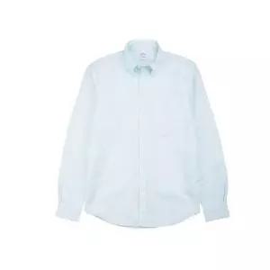 백화점 브룩스 브라더스 프라이데이 옥스포드 캔디 스트라이프 스포츠셔츠라이트블루 BBTHMM7811L