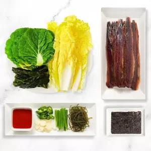 포항 구룡포 손질 과메기 10미+야채세트/부드럽고 쫀득한 제철 과메기