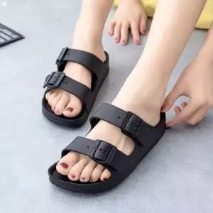 여성 2컬러 버클 슬리퍼 ZG버클이선 CC645 샌들 샌달 여름샌들 공용샌들