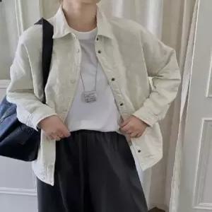 여성 오피스룩 가을 긴팔 싱글 재킷 코트 터틀넥 마름모 체크 블레이저 OP3