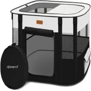 도그 플레이펜 - 실내/외 여행 캠핑을 위한 퍼비 키튼 래빗 휴대용 반려동물 텐트용 접이식 고양이 플레이