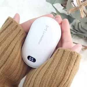 USB 충전식 양면 발열 휴대용 손난로 보조배터리