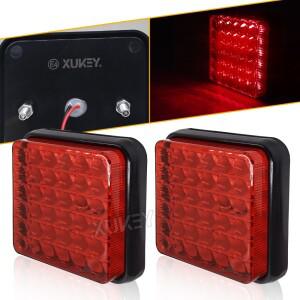 범용 24V 후면 범퍼 안개 러닝 라이트 슈퍼 레드 36led 운전 조명 테일 램프 자동차 트럭 트레일러 버스 RV