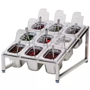 셀프바 반찬통 양념 소스 뷔페 스텐 플레이트 업소용