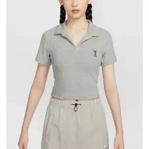 나이키 스포츠웨어 반소매 폴로 탑 여성 DD4 HJ6852 063