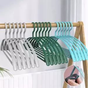 라운드 곡선라인 어깨뿔방지 후크형디자인 옷걸이