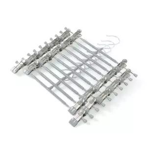 코팅 스텐집게 바지걸이 구김 걱정없는 10p세트