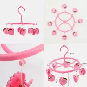 동그리 딸기 빨래집게 건조대 속옷 양말걸이