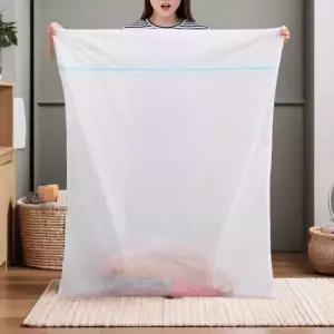 90 110 초대형 이불 베개 세탁망 사각 빨래망