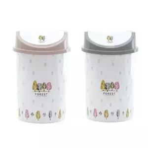 니드코 휴지통 가정 사무실 원형 뚜껑 휴지통 4호 10L