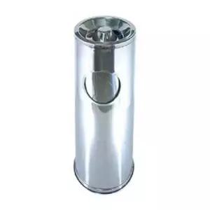 스텐레스 재털이휴지통 (소형) 몸통투입구 공공장소