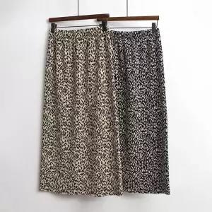 빅사이즈사랑해요 G838L405 레오파드플리츠스커트 KD (15562463A)
