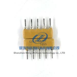 실크 스크린 프린팅 마킹 6.8K 저항기 네트워크 및 어레이  4605X-101-682LF SIP5 6.8kOhms 5 개