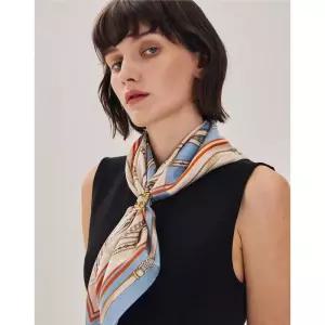 닥스 DAKS 블루 DD체인 스카프링 세트 DCSC5F703 336197