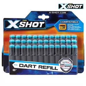 X-SHOT 엑셀 리필 36팩총 장난감총 스폰지총 스펀 남아 어린이총 선물용총 총장난감 안전총