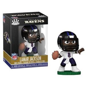 펀코 + 호환되는 미니스 NFL 라마 피규어 잭슨 바이닐 볼티모어 레이븐스