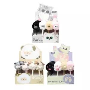 [문구/오피스] 부드러운 중성펜 캐릭터 필기구 0.5mm 밍크 스타일 필기 용품