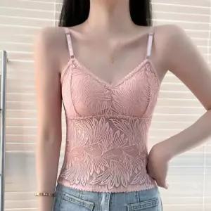 브라캡나시 레이스 캡내장 브라탑 브라렛 민소매 나시