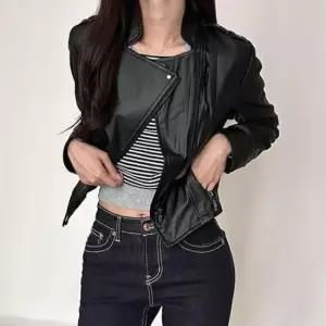 [옷은날개] 폴시즌 여자 집업 연출타이트핏 라이더자켓 스타일 RIDER04