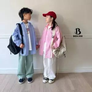 피그먼트 면바지 키즈 주니어 아동