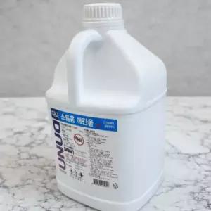 청소용 에탄올 대용량 소독용 알코올 청소 4L 4개